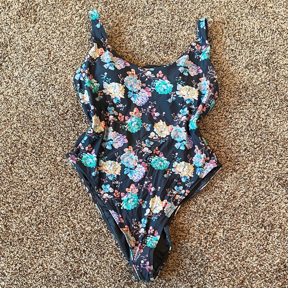 O'Neill Women's Floral High Leg One Piece Swimsuit - Multicolor